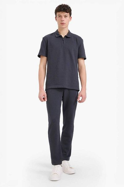 DeFacto New Season Regular Fit Sweatpants with Lace-Up Waist and Pocket Detail Straight Leg