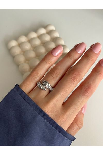 Ressia Zircon Stone Snake Ring