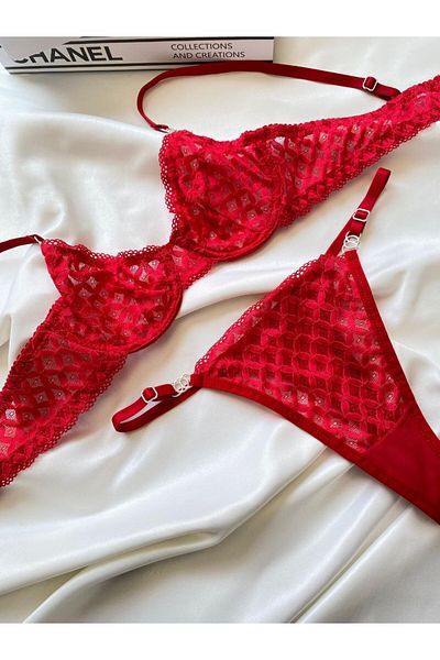 Mark Bells Lace Bralet Set