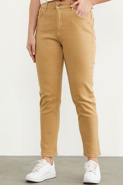 Sementa Lycra Fit Mom Jean - Camel