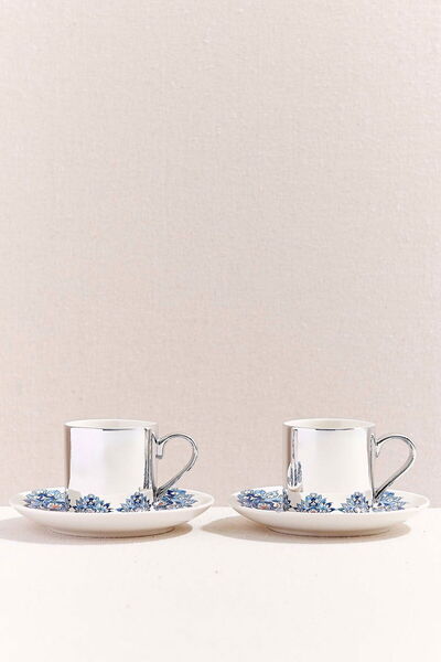 Paşabahçe İznik Porselen Kahve Fincan Seti 2'li 100 cc