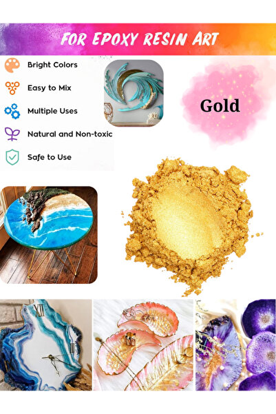 Sirius Hobi Epoksi Reçine Boyası Mica Powder İnci Sedefli Pigment İnci Tozu G...