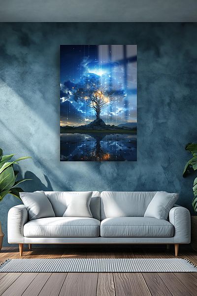 TAULART WONDERFUL TREE DESIGN ΑΠΑΡΑΘΤΟΡΑΤΟ ΓΥΑΛΙΝΟ ΠΙΝΑΚΑ ΔΩΡΟ ΣΠΙΤΙΟΥ ΔΩΡΟ ΕΡΓΑΣΙΑΣ ΓΥΑΛΙΝΟ ΠΙΝΑΚΑ