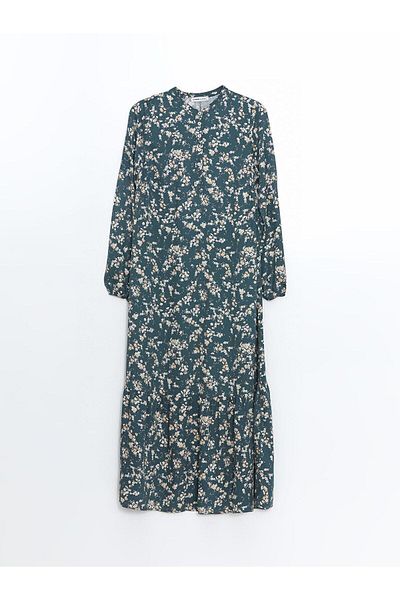 LC Waikiki Φόρεμα LCWAIKIKI Classic Judge Collar Floral Belmando