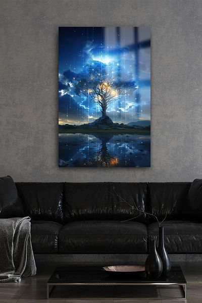 TAULART WONDERFUL TREE DESIGN ΑΠΑΡΑΘΤΟΡΑΤΟ ΓΥΑΛΙΝΟ ΠΙΝΑΚΑ ΔΩΡΟ ΣΠΙΤΙΟΥ ΔΩΡΟ ΕΡΓΑΣΙΑΣ ΓΥΑΛΙΝΟ ΠΙΝΑΚΑ