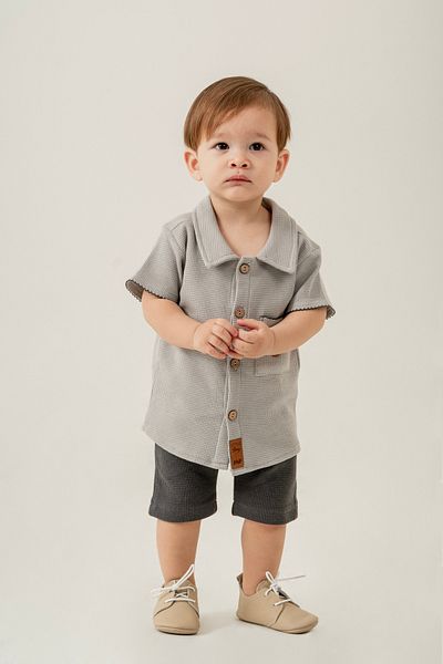 JNF kids Baby Boy Waffle Double Set