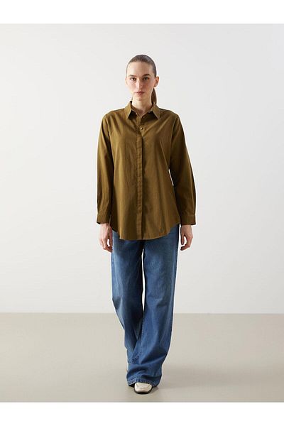 LC Waikiki Lcwaikiki Classic Plain Women's Shirt Tunic