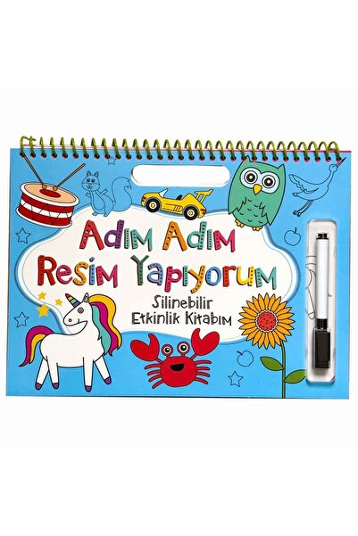 Genel Markalar Adım Adım Resim Yapıyorum - Mavi Kapak - Silinebilir Etkinlik ...
