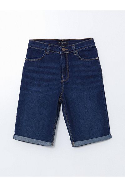 LC Waikiki Pantaloni scurți de jeans pentru femei LCW Jeans Slim Fit