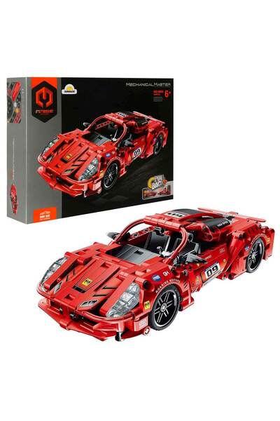 Generic Brand Im. Master Pull Drop Red Super Car 437 Pieces