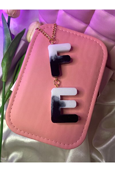 TATLIŞ El yapımı epoksi çift harfli BJK model beşiktaş renkleri araba dikiz ayna süsü