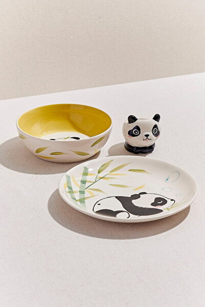 Paşabahçe Tropik Panda Seramik Pasta Tabağı