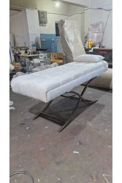 TİTANYUM CHAİR KAŞ KİRPİK SEDYESİ GÜZELLİK SALONU MOBİLYASI