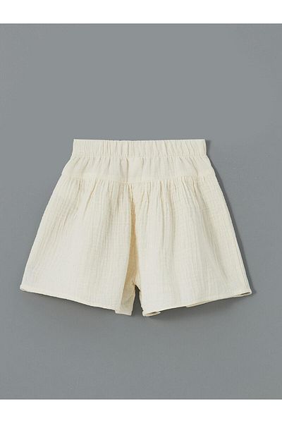 LC Waikiki Lcw Kids Elastic Waist Plain Girls Shorts