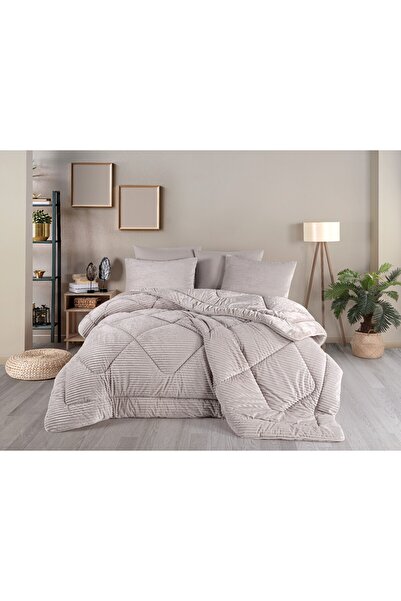 Hobby Premium Soft Double Duvet Set Bone