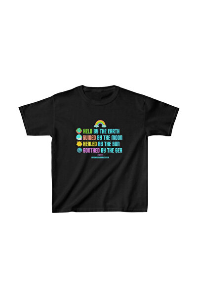 ERTAŞ TREND STORE Unisex Kids Printed T-Shirt - Black