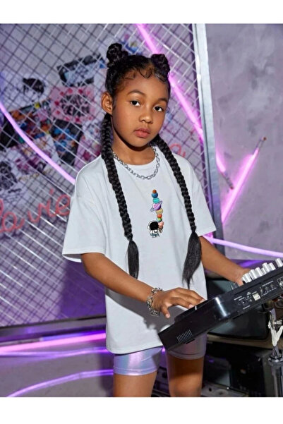 velmorafashion Velmora Premium Kids Unisex Printed T-Shirt - White