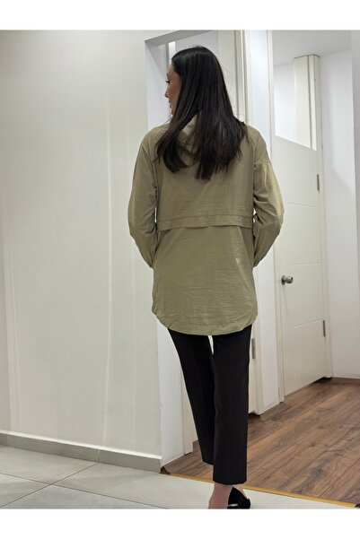 dörtelle Women's Mink Zipper Closure Windbreaker Coat