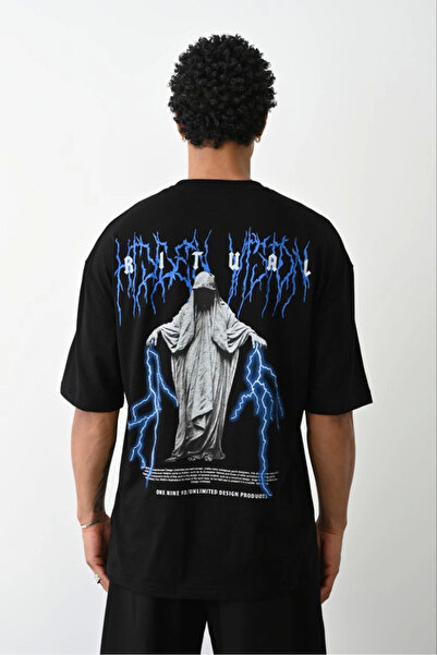 FREEDOM STOREE Velmora με τύπωμα oversized T-Shirt - Μαύρο -