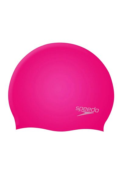 SPEEDO Molded Silc Cap Ju Pink/pink Unisex Παιδικό ροζ καπέλο κολύμβησης Unisex Παιδικό καπέλο κολύμβησης