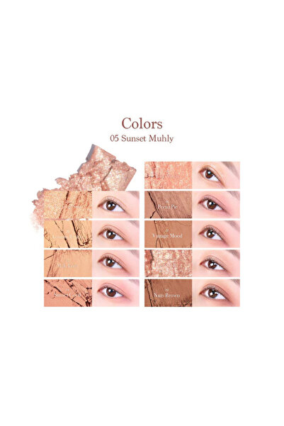 dasique Dasic Eyeshadow Palette - 05 Sunset Muhly