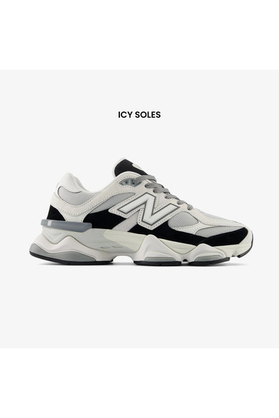 New Balance 9060 Unisex Beyaz/Siyah Spor Ayakkabı