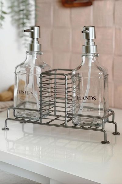 Meturas Σετ 500ml Ασημένιο Σαπούνι & Απορρυπαντικό - Σίδερο & Στάση Σφουγγαριού