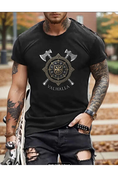 Marco Fresco Unisex majica Viking Valhalla Štampano
