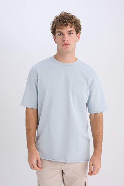 DeFacto Boxy Fit Crew Neck Short Sleeve T-Shirt