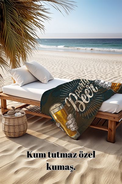 Herarosa Beer Party Beach Towel - 75cm x 150cm