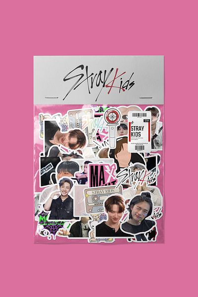dadi ramba Πακέτο αυτοκόλλητων Stray Kids - Bullet Journal - Agenda - Planner - Notebook - Αυτοκόλλητο Laptop