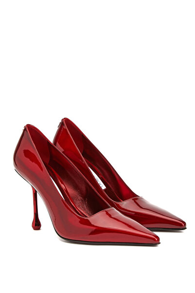 Jimmy Choo Ixia Bordo Deri Stiletto