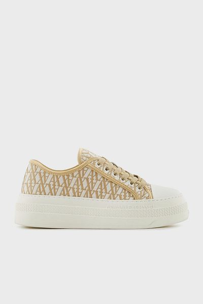 Armani Exchange Thick Sole Sneaker - Logo Shoes Xdx180 Xv931 U631