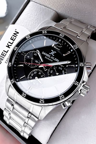 Daniel Klein Exclusive Men Wristwatch 3 Atm Waterproof Gumus Color Steel Band Gift Bracelet Dke2123C4