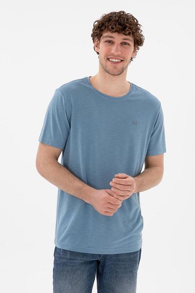 U.S. Polo Assn. Ανδρικό μπλουζάκι με κανονική εφαρμογή Crew Neck Modal Basic TEKSPOR 208436 .3
