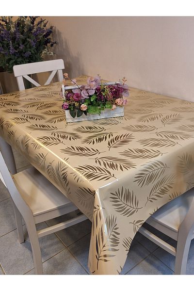 Başak Ev Tekstili CAPACĂ DE MASĂ ȘTERGĂTĂ AURĂ LUMINOSĂ - Pânză uleioasă din PVC FIBRĂ