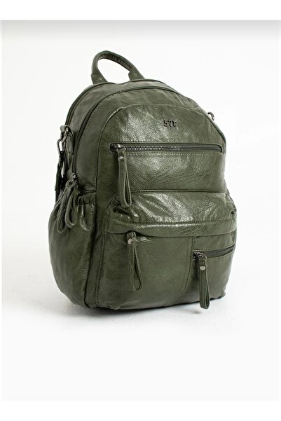 NightLove حقيبة ظهر من الجلد الصناعي مع منفذ USB