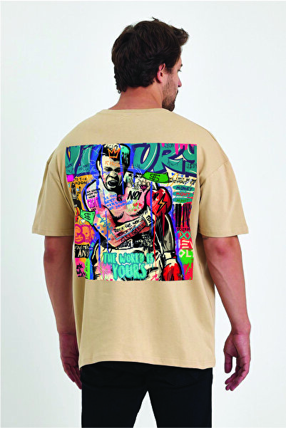 By Caspita Fashion Lenithra Pop Art Muhammad Ali Leđa Štampano Unisex Oversiz...
