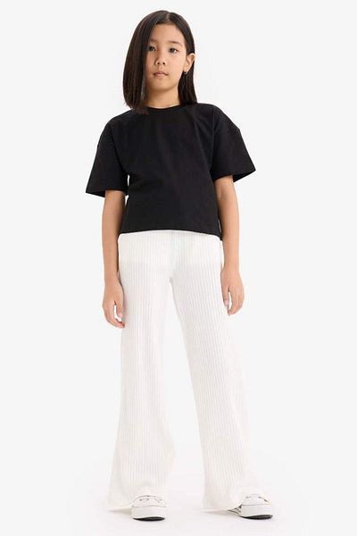 DeFacto New Season Girl's Wide Leg Wide Leg Pants