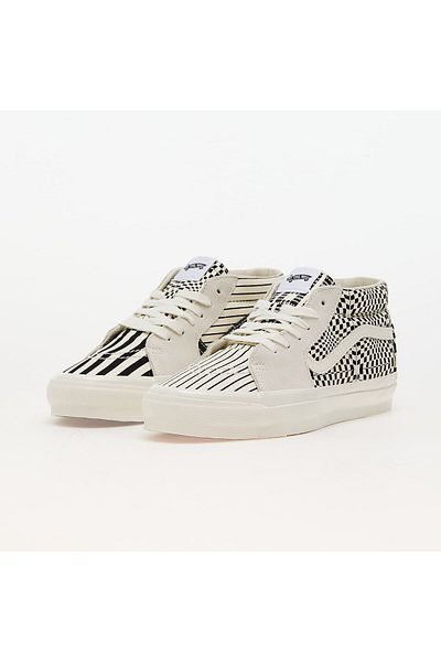 Vans Unisex Sk8-Mid Reissue 83 Lx White Denim Sneaker