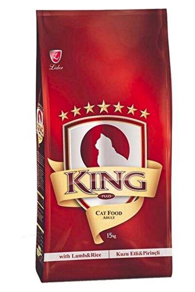 King Plus Cat Kuzulu Yetişkin Kedi Maması 15 Kg