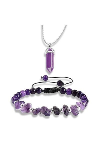 Choice 40cm Style C 2pcs/Set Natural Lapis Lazuli Bracelet And Necklace, Round Bead BraceletNecklace, For H