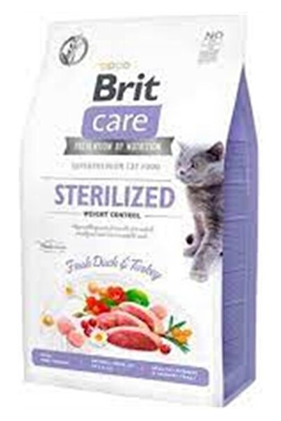 Brit Care Hypo-allergenic Ördekli Tahılsız Kısırlaştırılmış Kedi Maması 2kg