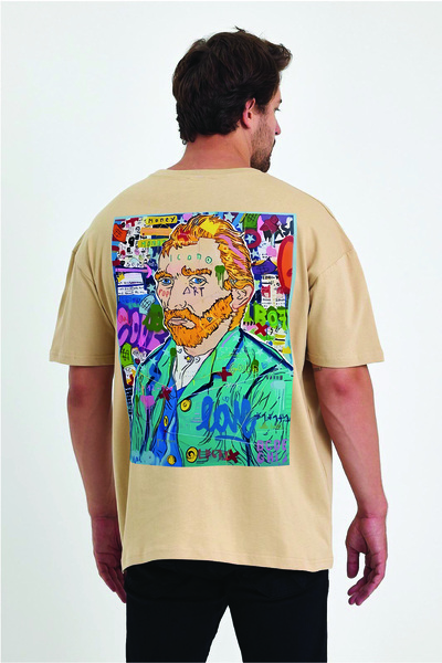 By Caspita Fashion Lenithra Pop Art Van Gogh ruksak Štampano unisex Oversize ...