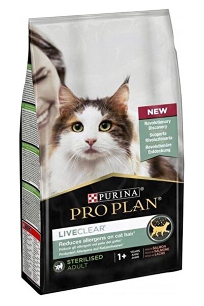 Pro Plan Pro Plan Liveclear Kısırlaştırılmış Kediler Için Somonlu Kedi Maması 1,4 Kg
