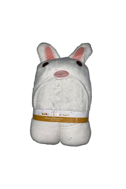 Generic Baby Hooded Poncho Blanket Animal 06