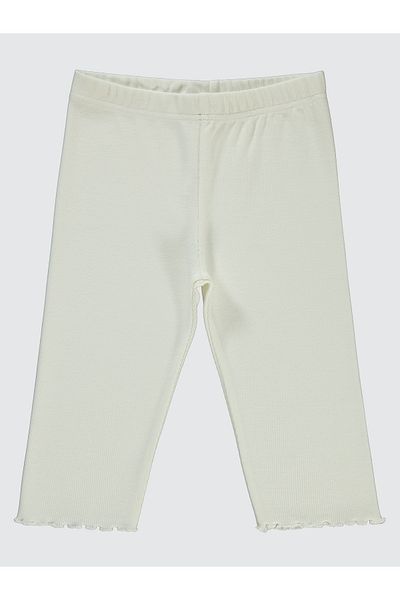 Civil Girls Girl's Short Tights 6-9 Years Ecru