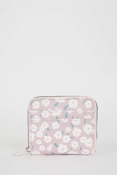 DeFacto New Season Women's Floral Patterned Faux Leather Wallet
