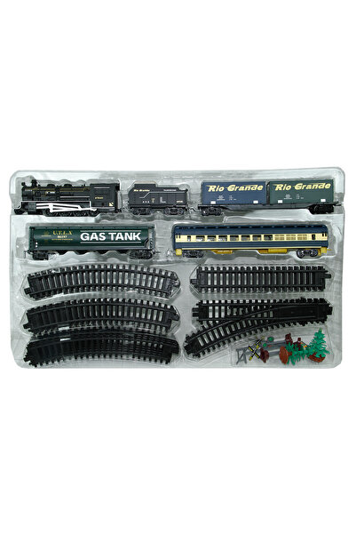 Vardem Işıklı Ve Sesli Büyük Classic Tren Set Siyah
