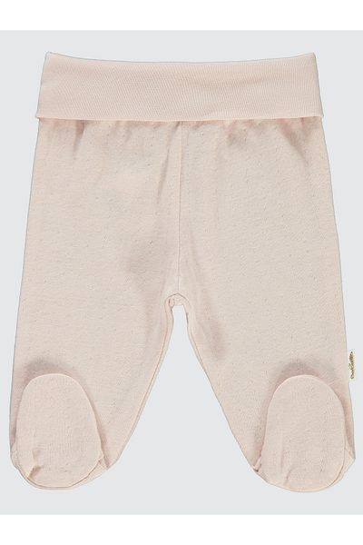 Bebetto Baby Girl Booties Single Bottom 0-3 Months Dusty Rose